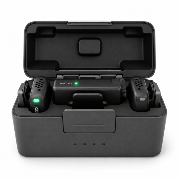 DJI Mic Mini – Kit de microphones sans fil avec 2 émetteurs et boîtier de recharge